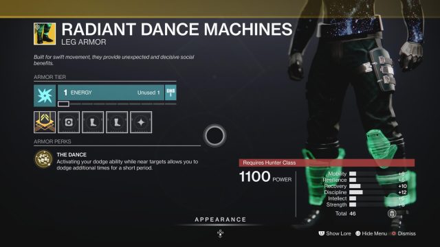 destiny 2 radiant dance machines