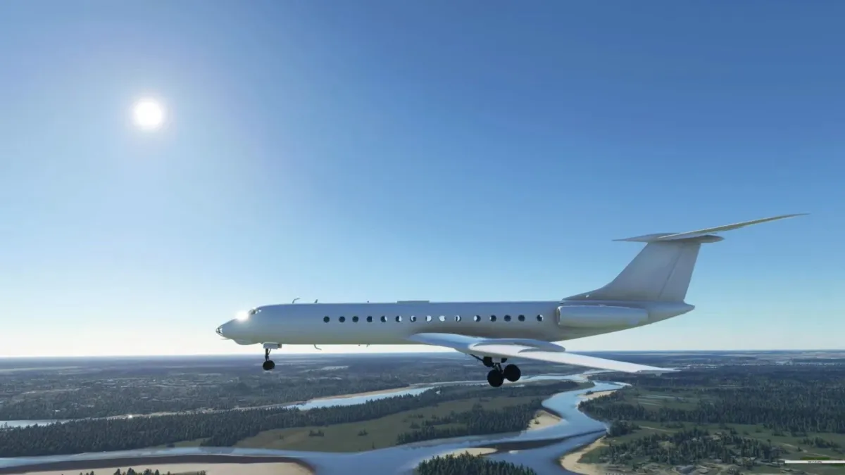 Microsoft Flight Simulator Tu 134