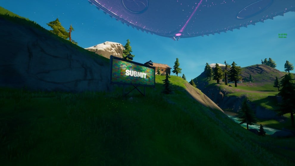 fortnite alien billboard