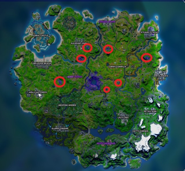where to place scanners in alien biomes in fortnite