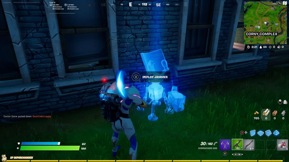 where to place jammer in fortnite