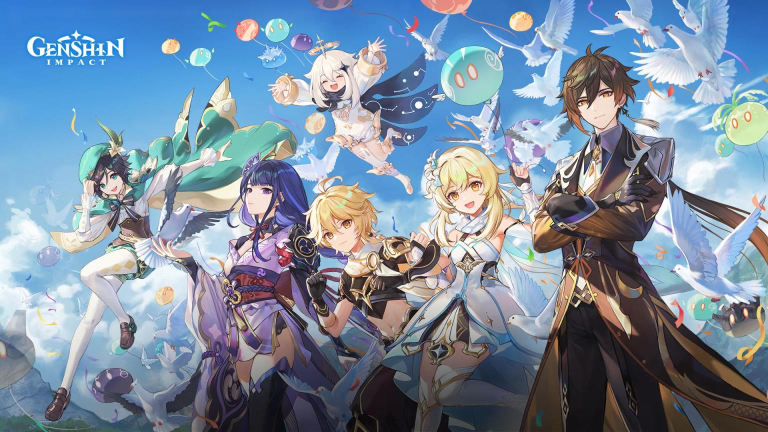 Genshin Impact How to Get Wings of Shimmering Galaxy Anniversary Glider