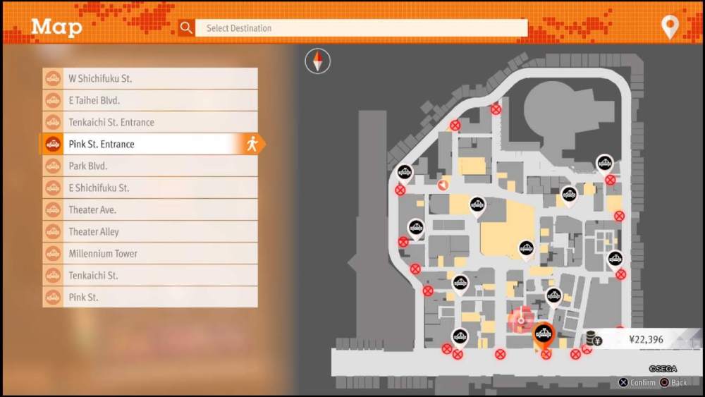 Lost Judgment How to Fast Travel