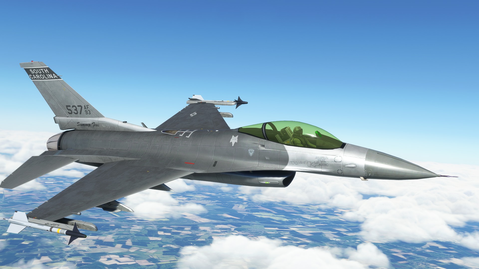 Microsoft Flight Simulator F16