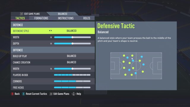 FIFA 22 custom tactics