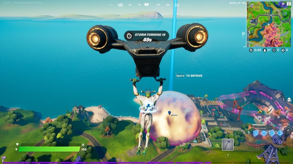 the sideways fortnite