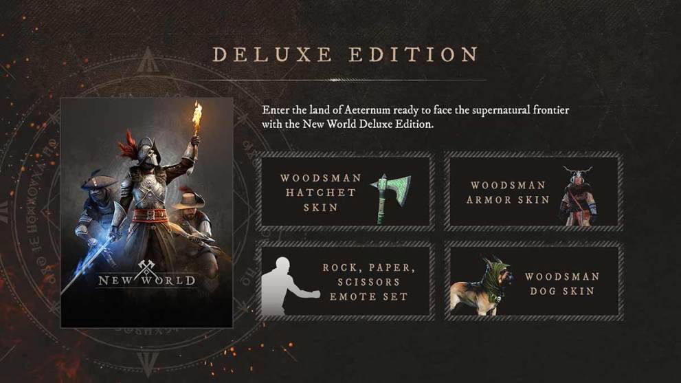 new world deluxe edition vs standard edition