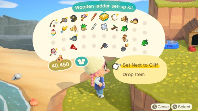 animal crossing permanent ladders, how to get permanent ladders in new horizons