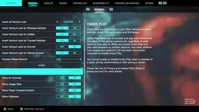 Battlefield 2042 Crossplay: How to Turn Off Cross-Platform Play