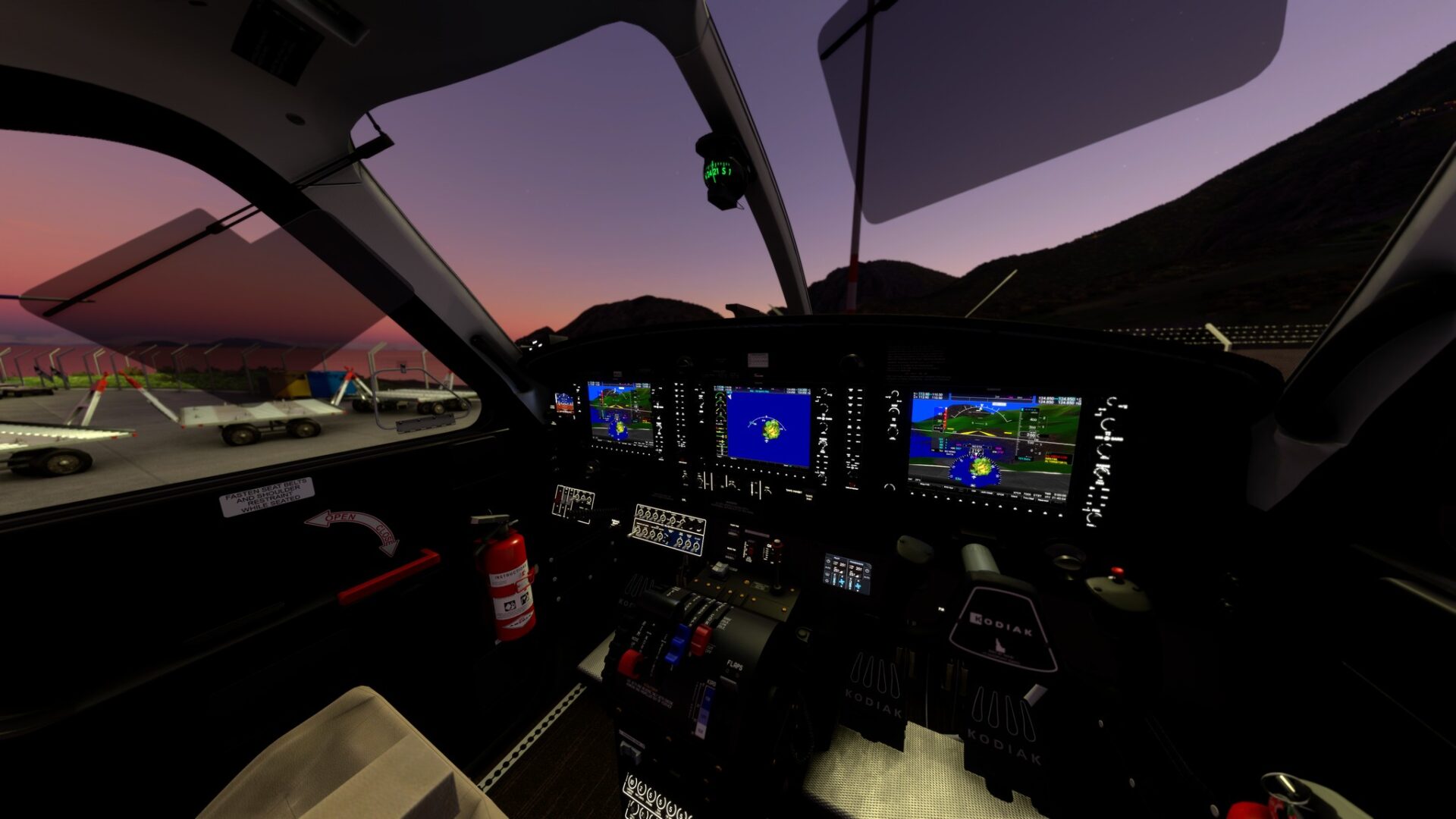 Microsoft Flight Simulator nos detalla la fecha de salida del nuevo avión Kodiak - Microsoft Flight Simulator desvela la fecha de salida de su nuevo avión Kodiak y tenemos nuevas imágenes del F-16 y la ciudad de Busan.