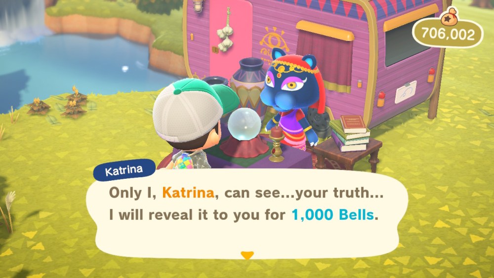 Animal Crossing New Horizons: How to Visit Katrina, All Fortunes Explained  & Improve Islander Friendship