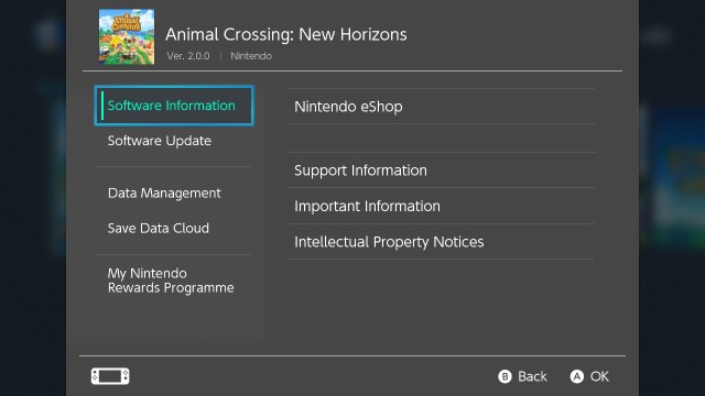 update to animal crossing new horizons 2.0