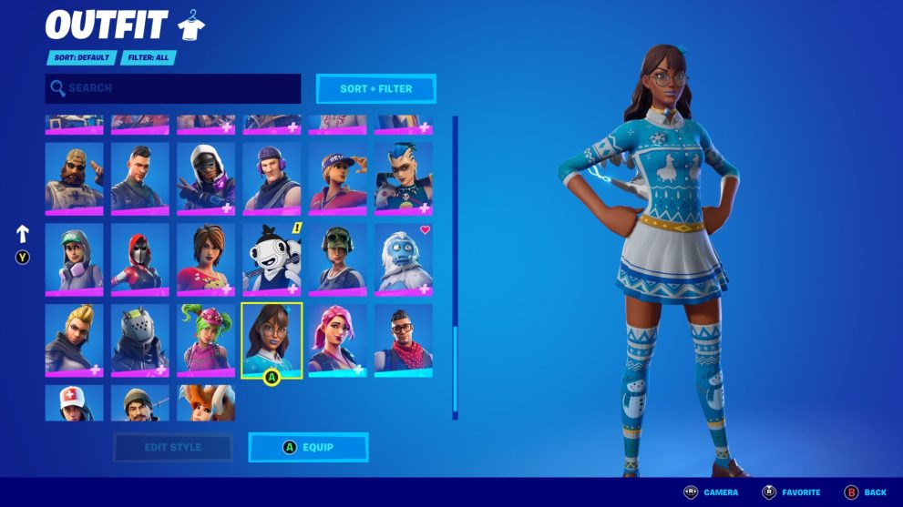 fortnite blizzabelle skin on consoles