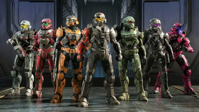 A group of spartans in Halo Infinite