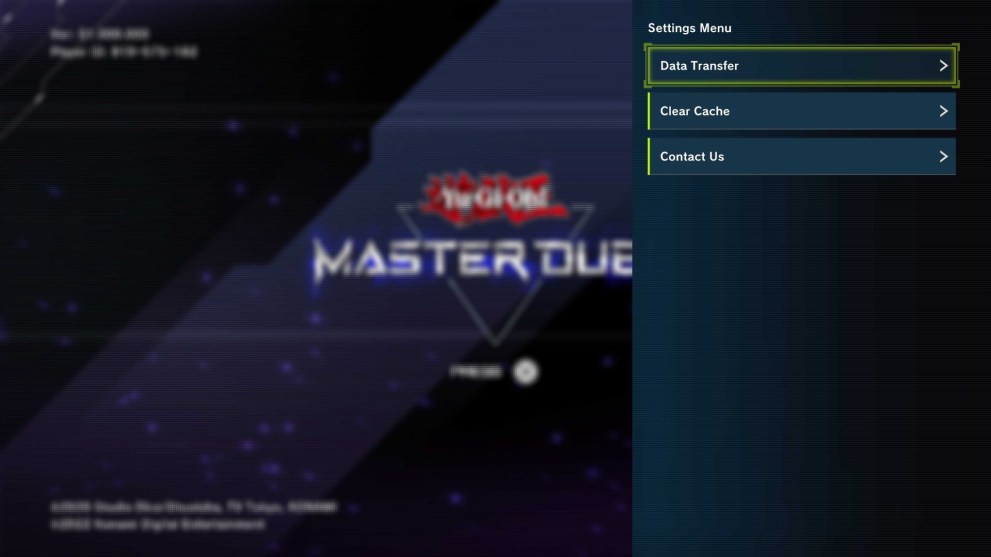 YuGiOh Master Duel Cross Save Data Transfer