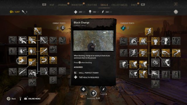 how to block in Dying Light 2, block charge skill