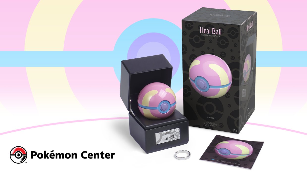 pokemon heal ball replica
