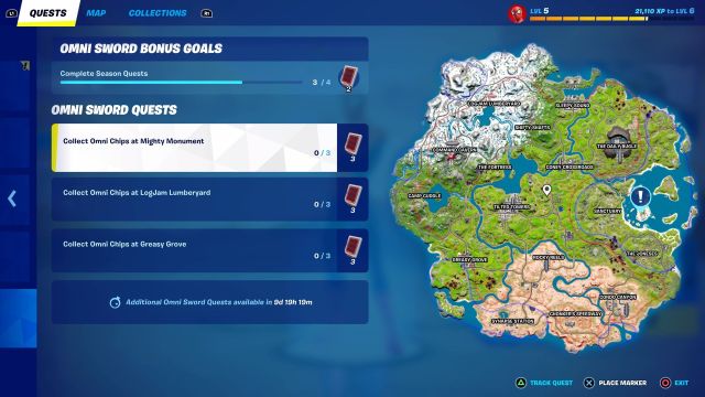 Fortnite How to Get Omni Chips Quests