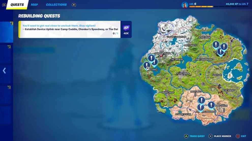 Objective Map Fortnite Chapter 3 Season 2