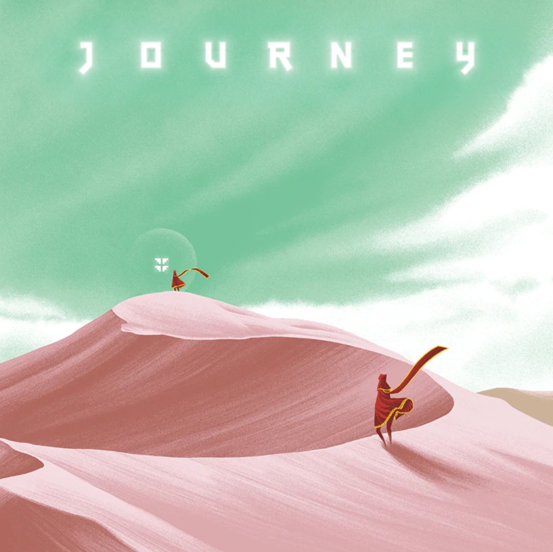The Journey vinyl album available on iam8bit for the game's 10th anniversary.