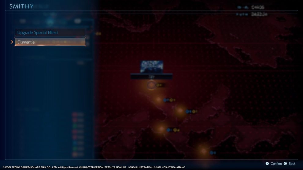 Stranger of Paradise Dismantle Option