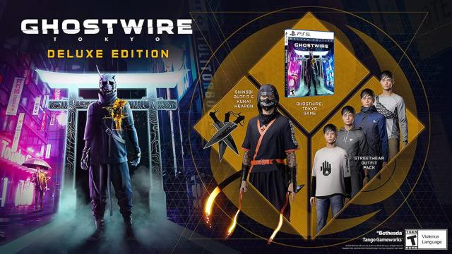 ghostwire tokyo deluxe edition content