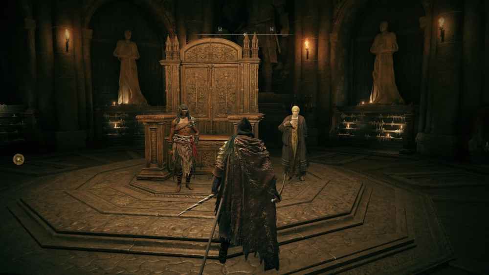 nepheli and kenneth in the throne room