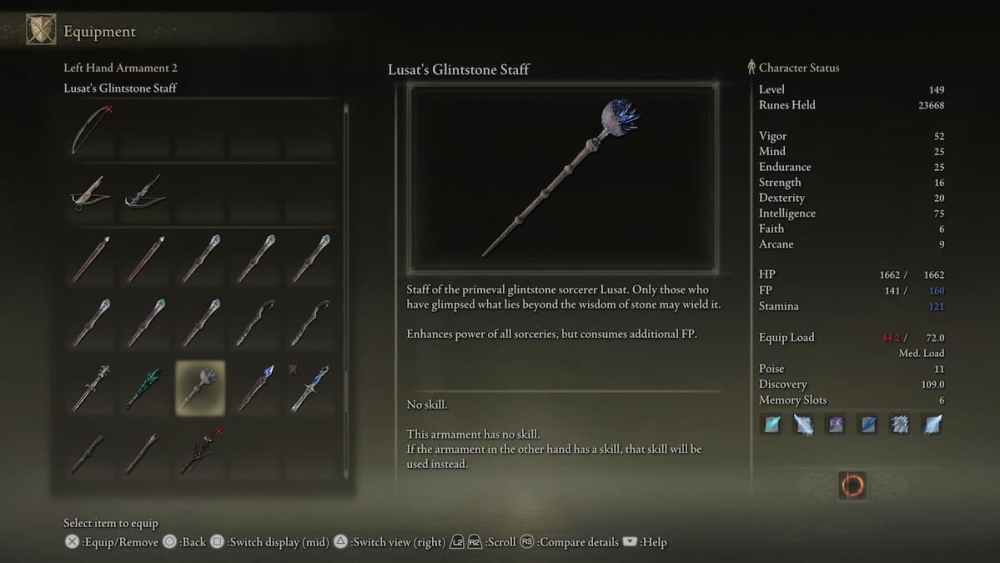 How & Where to Get Lusat's Glintstone Staff in Elden Ring Location