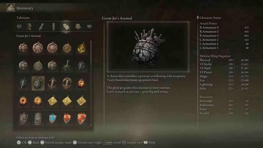 Elden Ring How to Get GreatJar's Arsenal Talisman
