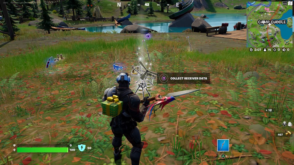 Fortnite: How To Destroy Structures Above Data Receiver & Collect Data ...