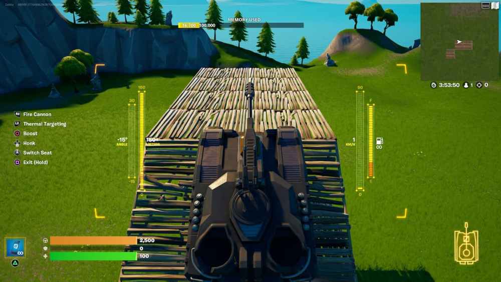 Ramp Made for Tank in Creative mode