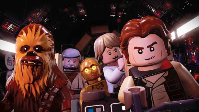 Characters from Lego Star Wars: The Skywalker Saga.