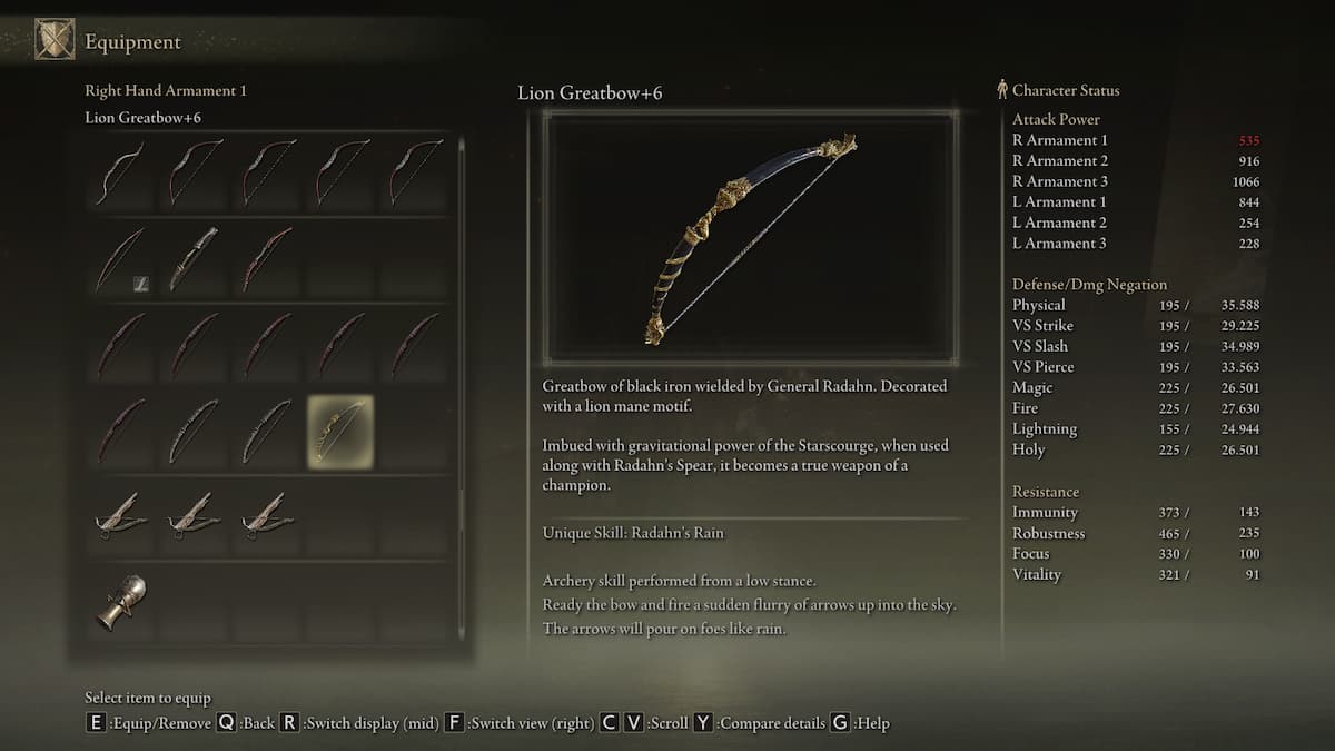 How Where To Get Lion Greatbow In Elden Ring Location Stats Explained   Lion Greatbow Elden Ring Stats 