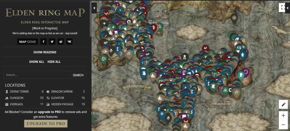 Map Genie for Elden Ring