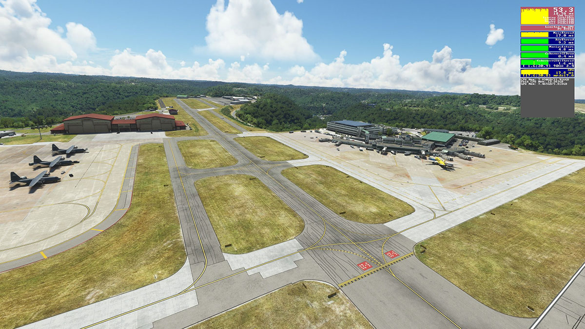 Microsoft Flight Simulator West Virginia International Yeager Airport Review 