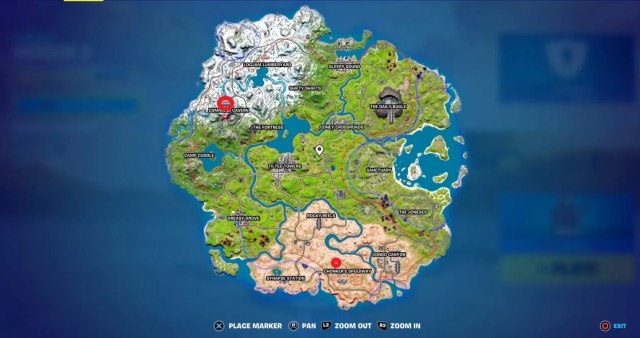 where to find ascenders at chonker's speedway and command cavern in fortnite