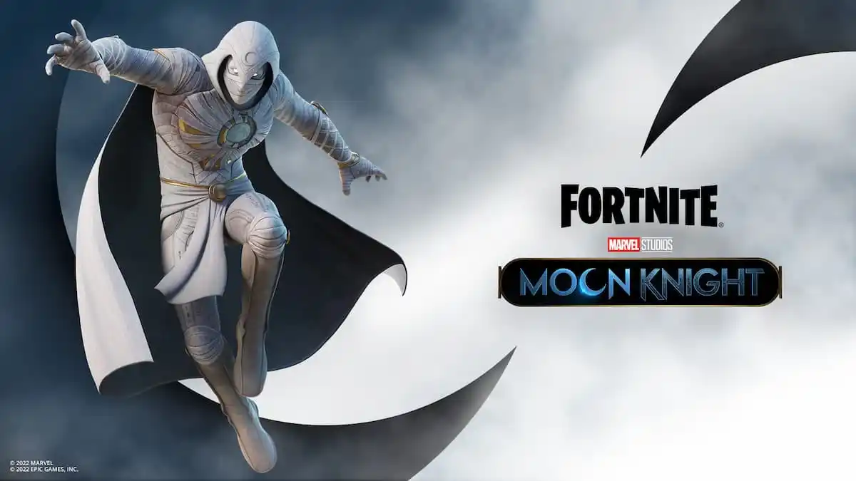 The Moon Knight skin in Fortnite