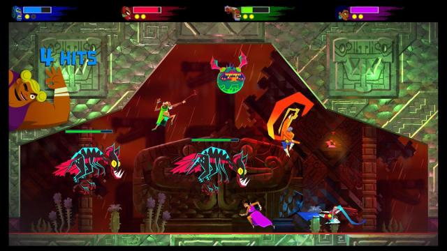 A gameplay screenshot in Guacamelee! 2.