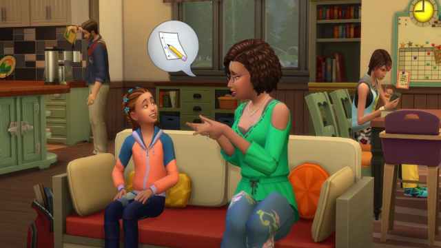 Clip from The Sims 4 Parenthood