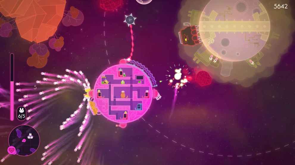 best xbox couch co-op games, showing Lovers in a Dangerous Spacetime