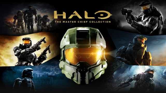 Master Chief from various Halo games in The Master Chief Collection.