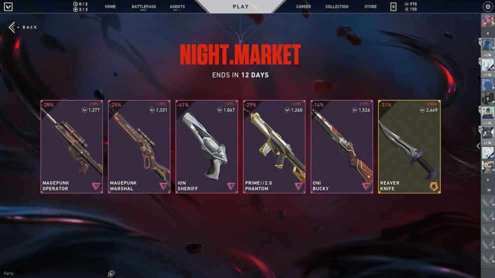 When Does the Night Market Refresh in Valorant