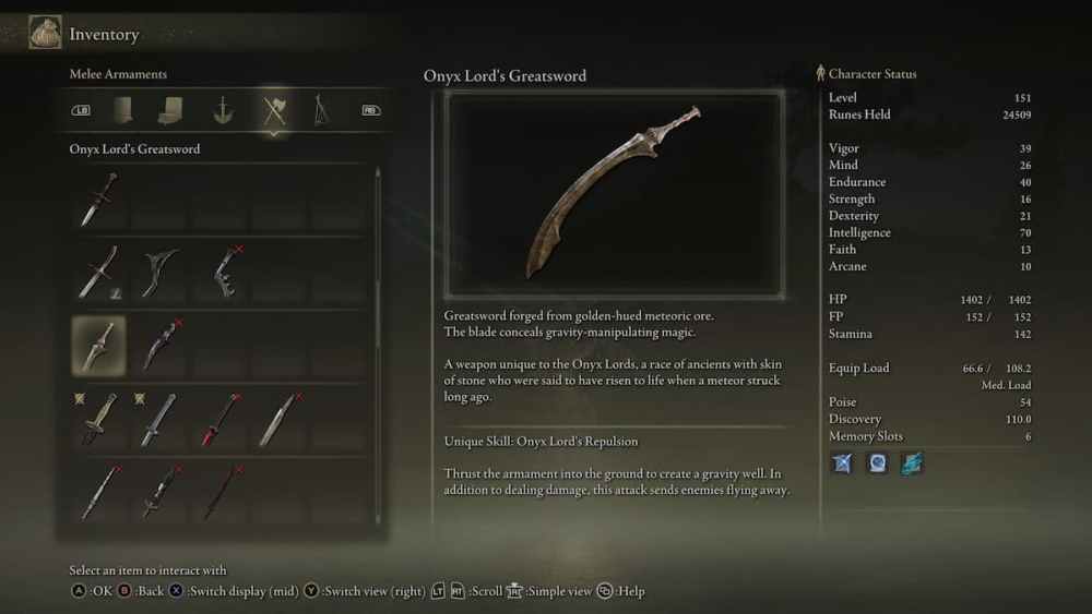 How & Where to Get Onyx Lord's Greatsword in Elden Ring Location