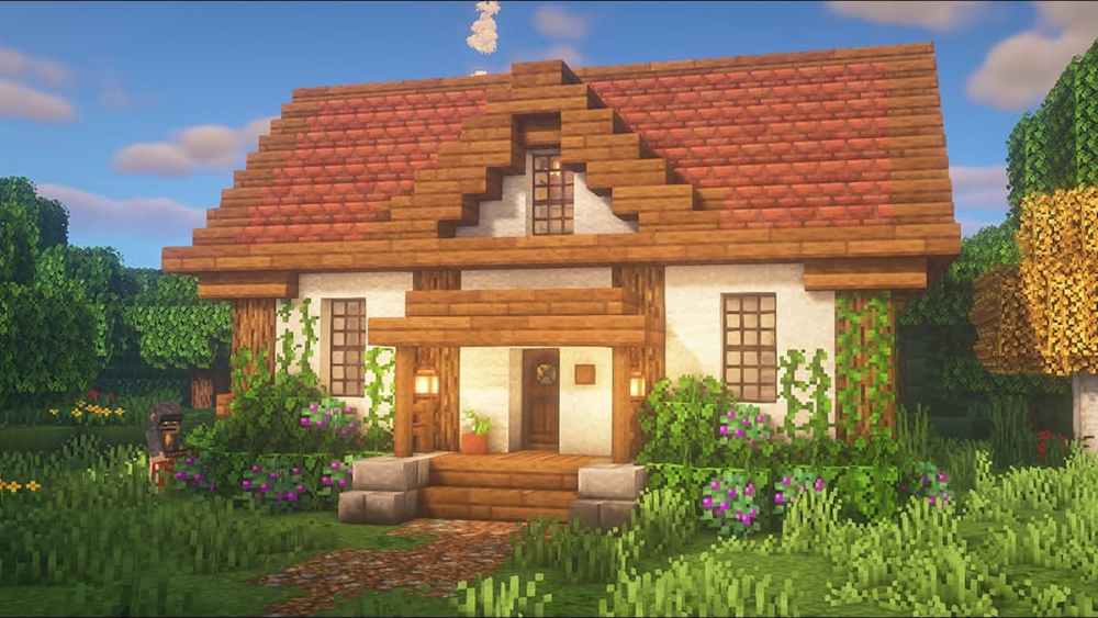 Best Minecraft Cottage, Forest Cottage