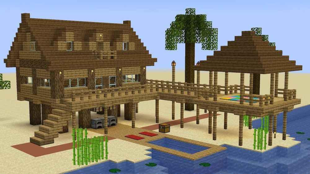 Best Cottages in Minecraft, Coastal Cottage