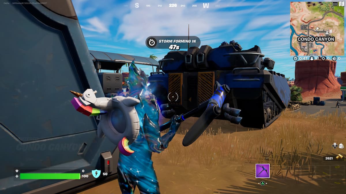 How to Disable a Tank by Damaging the Engine in Fortnite Chapter 3 Season 2