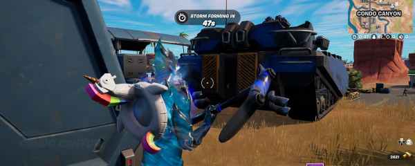 How to Disable a Tank by Damaging the Engine in Fortnite Chapter 3 Season 2
