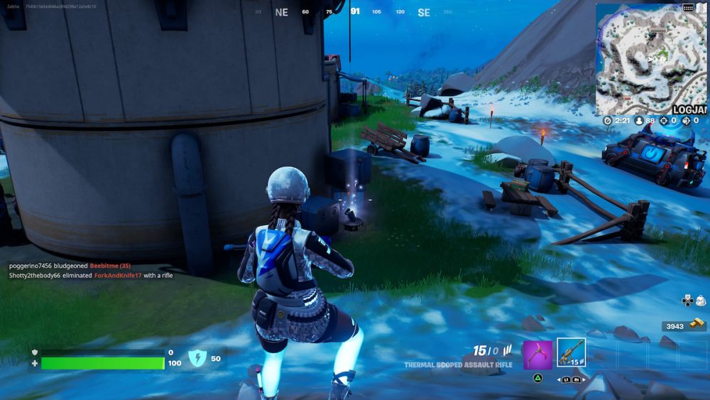 How to Equip Backpack & Collect Fuel Cells Near Command Cavern in Fortnite