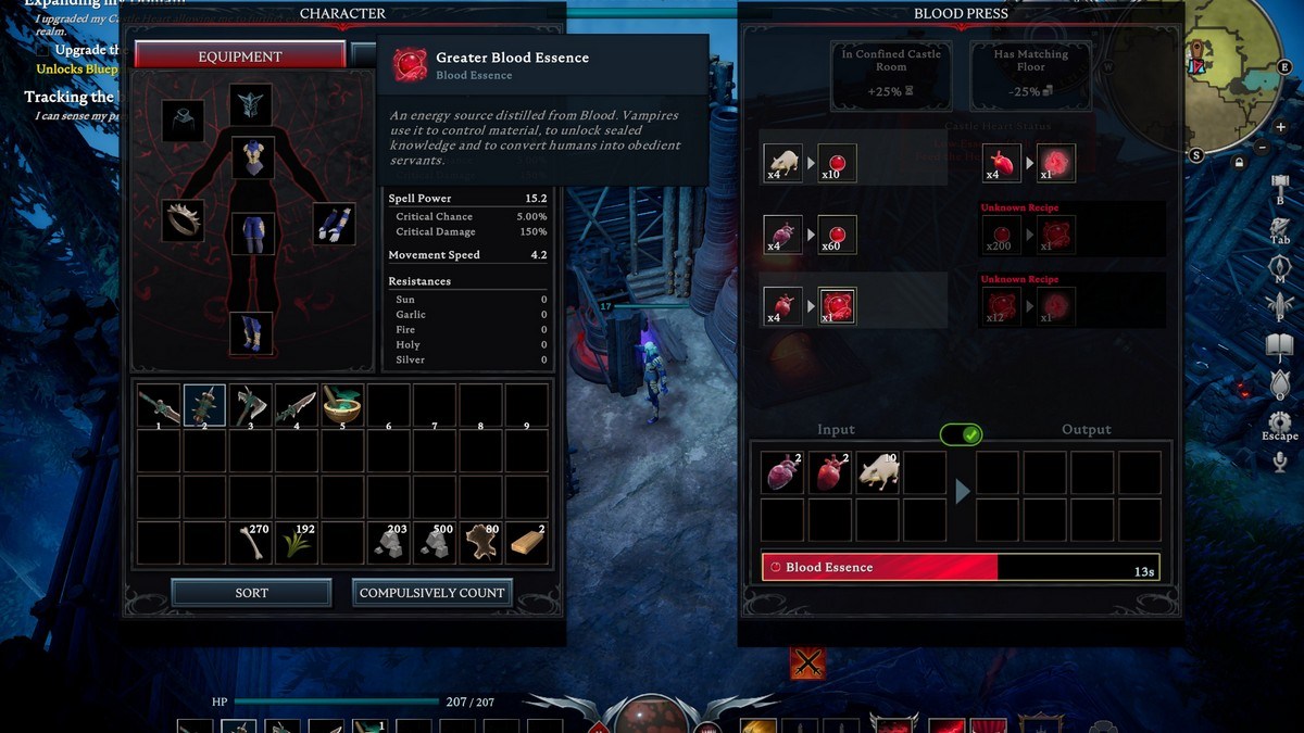 V Rising: How Blood Essence Works - Twinfinite