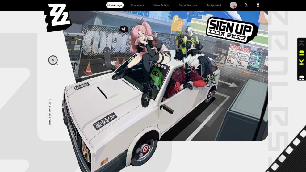 Zenless Zone Zero closed beta test Sign Up